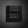 SMEG KITCHEN Vinoteca libre instalación  CVI129B3 , Cíclico, Negro, Clase G